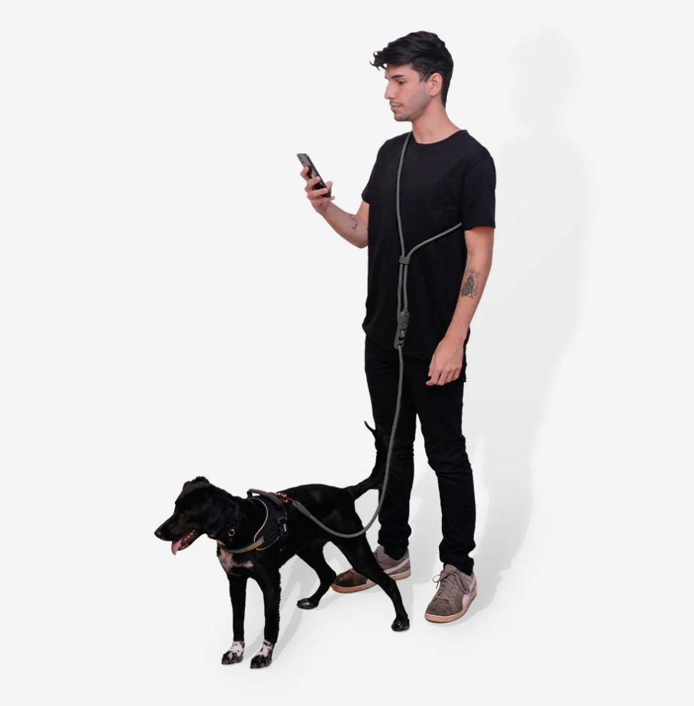 Titanium Grey | Handsfree Leash
