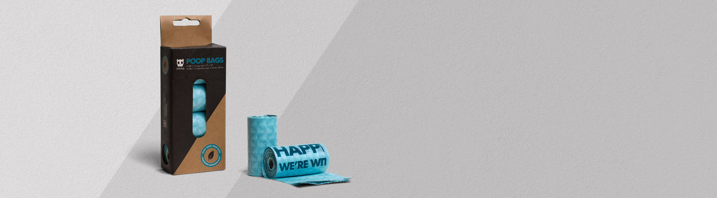 Blue | Plant Based Poop Bags